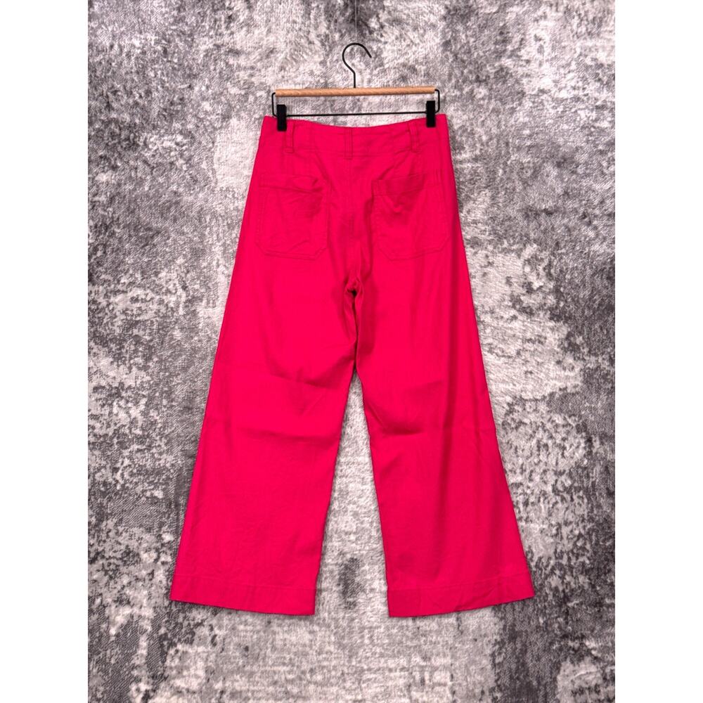 Maeve Wide-Leg Pants in Hot Pink - Picture 2 of 8